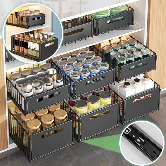 Tiroir coulissant | OptiRack - Organise ta maison