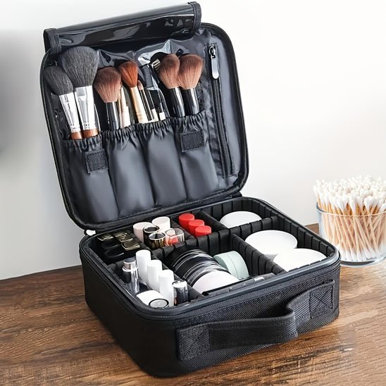 Trousse de maquillage | Élégance Compartimentée - Organise ta maison
